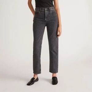 Everlane High Rise Slim Straight Pants